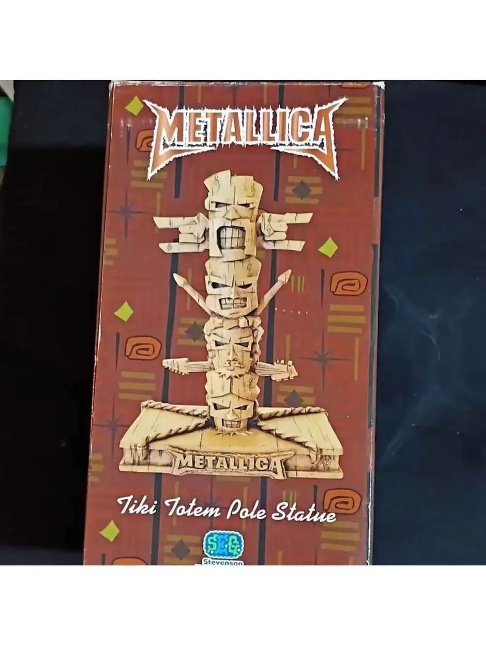 Metallica Tiki Totem Pole Statue Collectible Figurine
